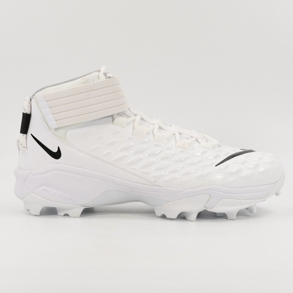 Nike Force Savage Pro 2 Shark WIDE WIDTH 'White Black' Football Cleats
